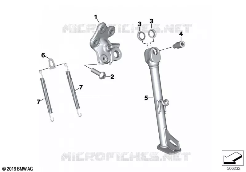 Plaque D'extension Pour Béquille Latérale Moto - Compatible BMW F900R/F900XR (2020-2024)