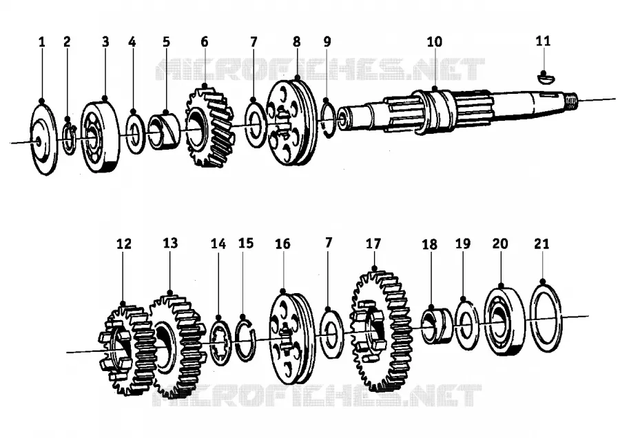 Boîte de vitesses BMW Motorrad BMW Motorrad Classic R 69 1960 Boxer (-69)  R69