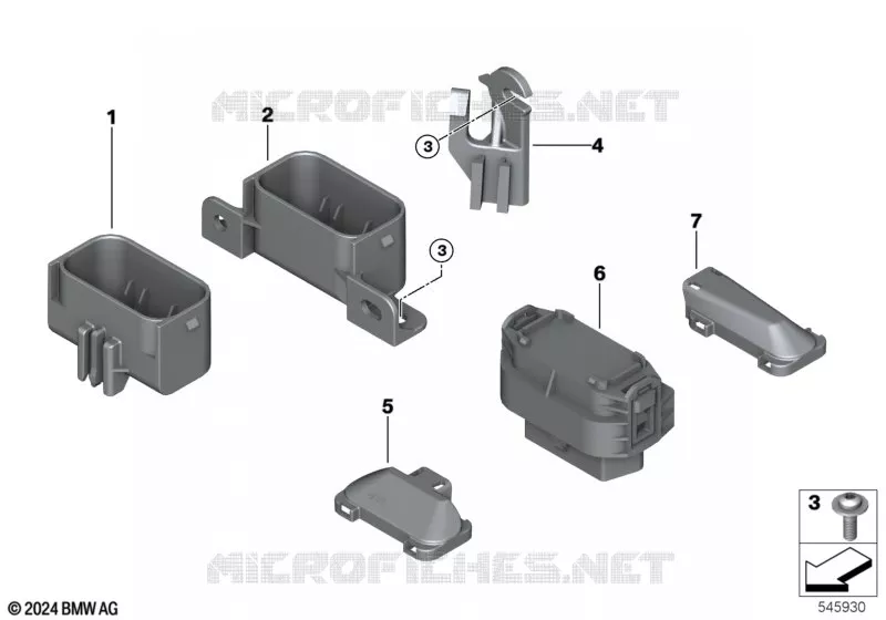 Boîtier femelle et fixation OBD  BMW Motorrad BMW Motorrad R 1300 2025 R1300  KA3 0M41