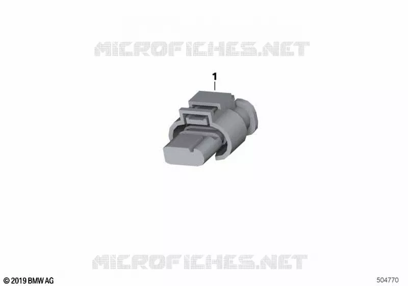 Boîtier mâle contacteur de béquille lat.  BMW Motorrad BMW Motorrad R 1300 2023 R1300  KA1 0M21