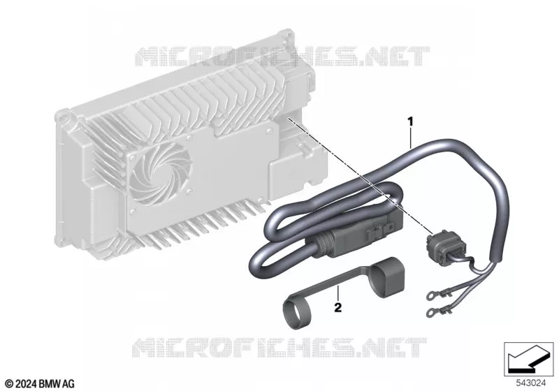 Câble Connexion Chargeur Batterie Moto BMW - Adaptateur SAE 40.9cm Étanche 10A