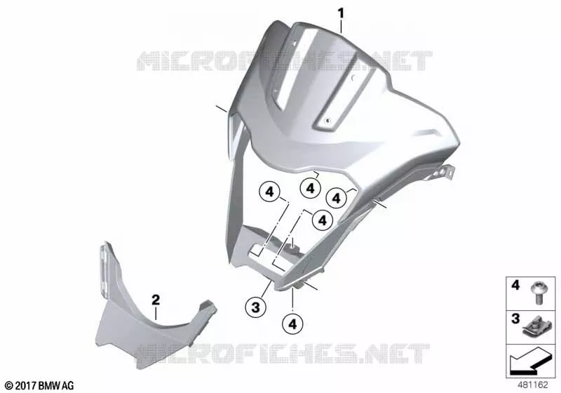Cache de projecteur BMW Motorrad BMW Motorrad G 310 2020 G310  K02 0G31