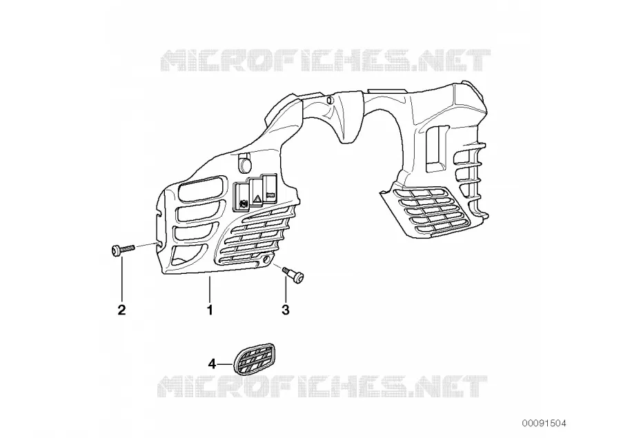 Cache intérieur BMW Motorrad BMW Motorrad R 850 1996 4V  259 (0412)