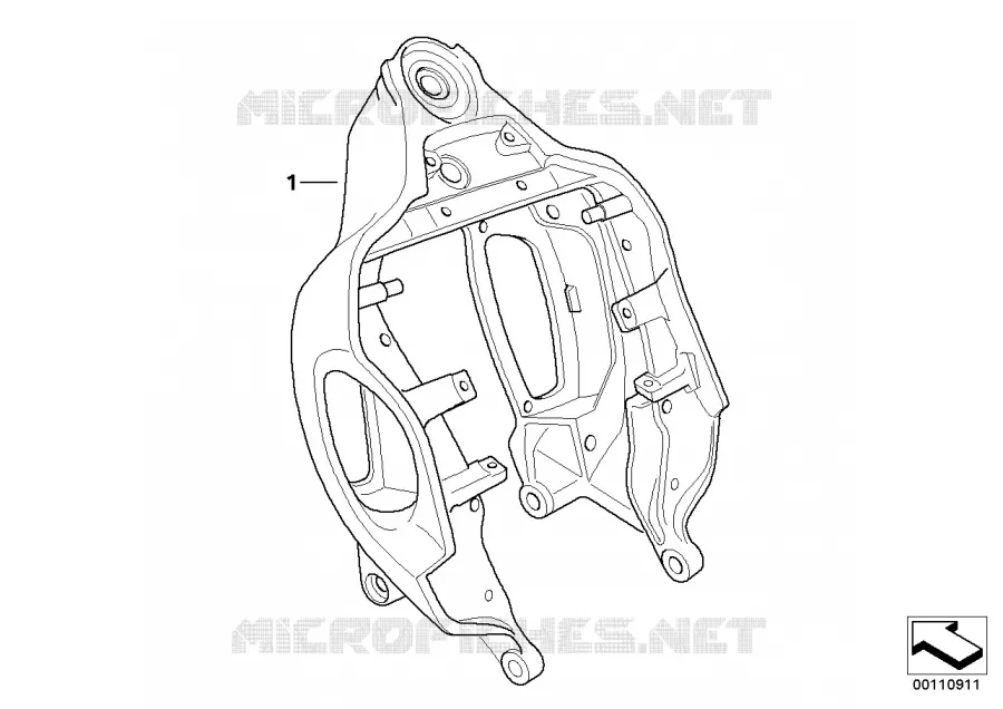 Cadre partie avant BMW Motorrad BMW Motorrad R 1200 2001 4V  K30 (0442,0496)