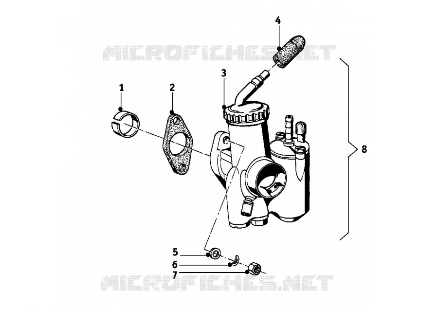 Carburateur BMW Motorrad BMW Motorrad Classic R 50 1961 Boxer (-69)  R50