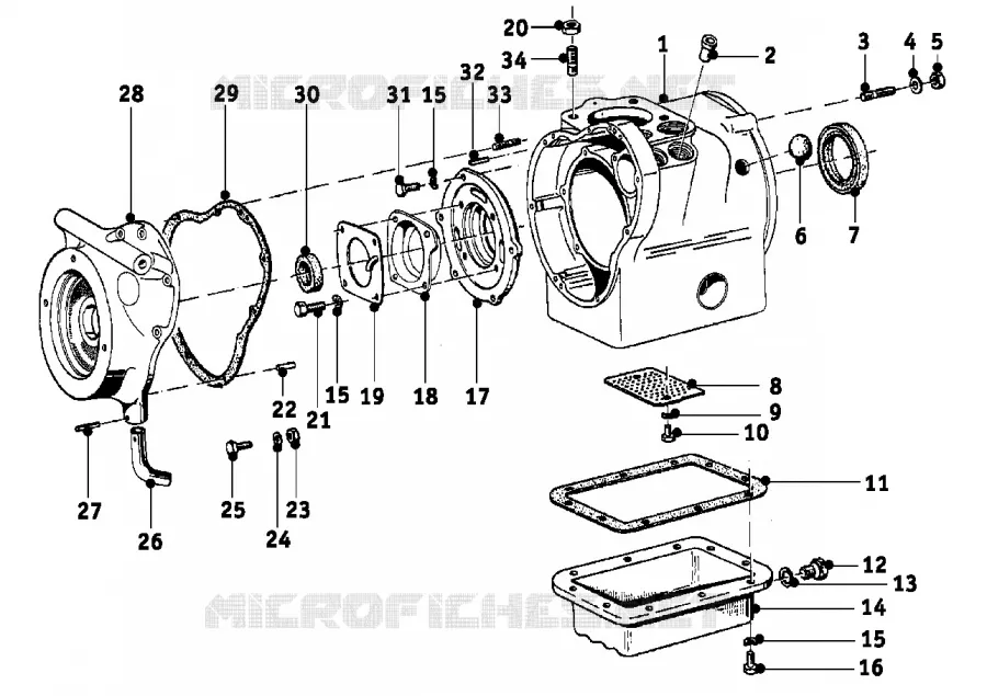 Carter-moteur BMW Motorrad BMW Motorrad Classic R 25 1951 1-Cyl. (-56)  R25