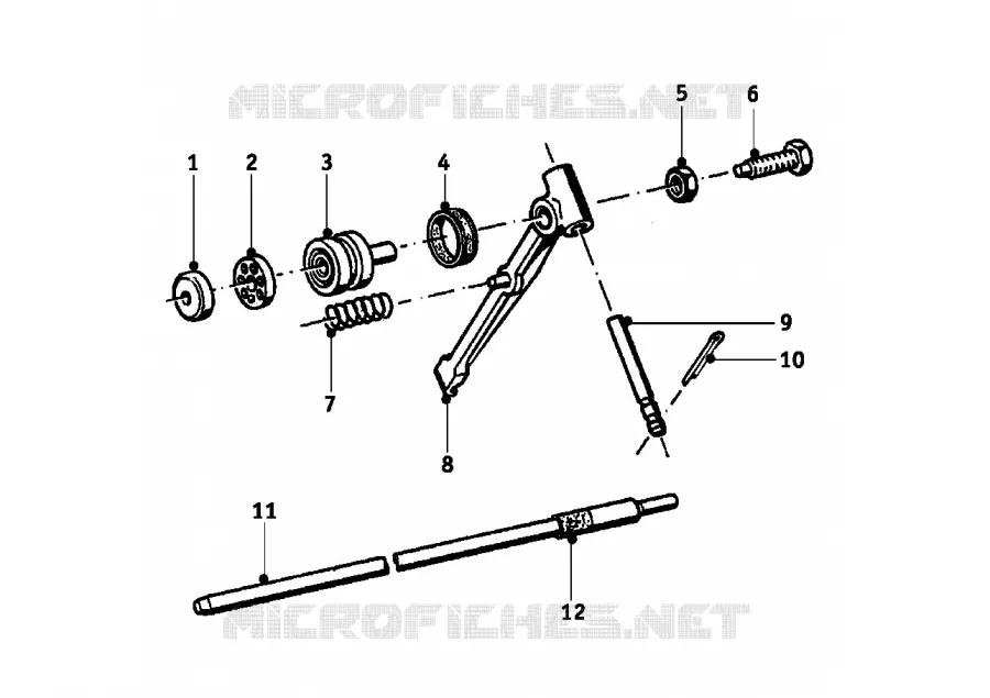 Commande dembrayage BMW Motorrad BMW Motorrad Classic R 60 1960 Boxer (-69)  R60
