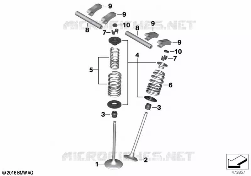Commande des soupapes-soupapes d’admission/d’échappement BMW Motorrad BMW Motorrad G 310 2020 G310  K02 0G31