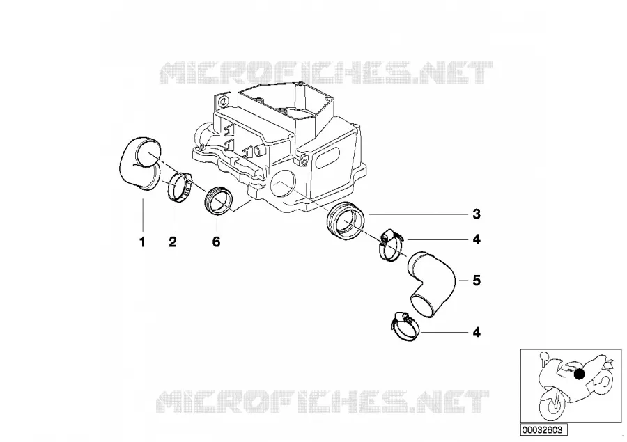 Conduites dair BMW Motorrad BMW Motorrad R 1200 2002 4V  259C (0329,0379)