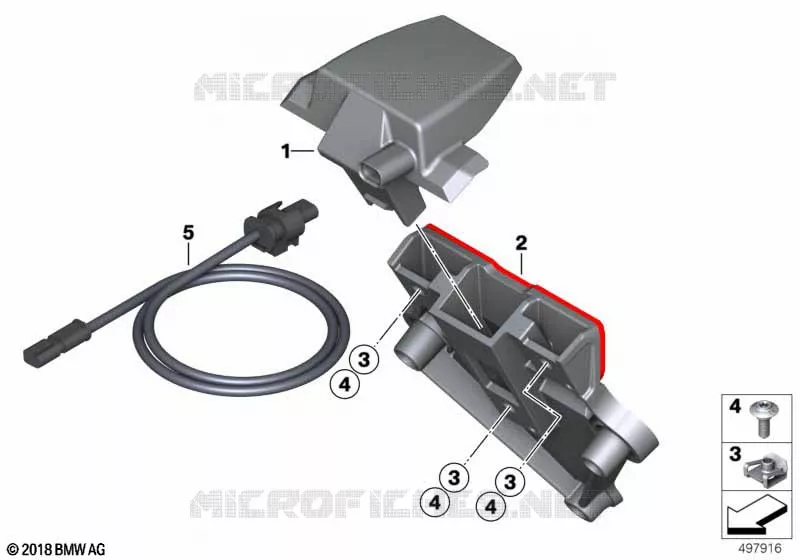 Éclairage de plaque LED BMW Motorrad BMW Motorrad R 18 2020 R18  K34 0L21