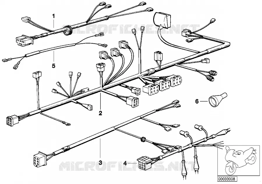 Faisceau BMW Motorrad BMW Motorrad Classic R 100 1986 2V (87-95)  R100