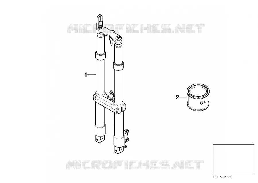 Fourchette de join à rotule BMW Motorrad BMW Motorrad C1 1999 C1  C1 (0191)