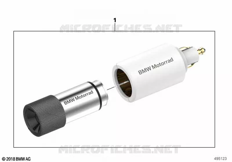 Lampe de poche LED BMW Motorrad BMW Motorrad R 18 2023 R18  K34 0N61
