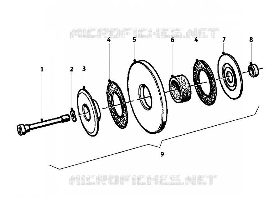 Mecanisme dembiellage BMW Motorrad BMW Motorrad Classic R 60 1960 Boxer (-69)  R60