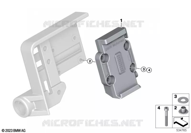 Mount Cradle  BMW Motorrad BMW Motorrad R 1300 2023 R1300  KA1 0M21
