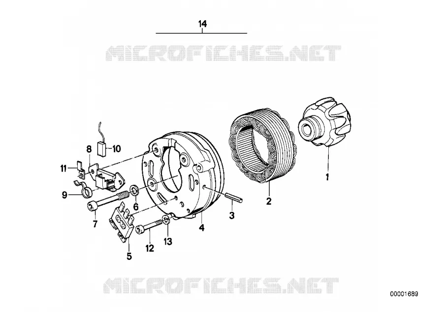 Pièces dalternateur BMW Motorrad BMW Motorrad Classic R 100 1990 2V (90-95)  R100