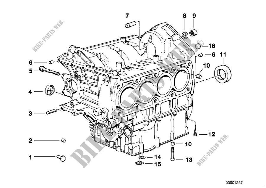 Pièces de bloc moteur pour BMW Motorrad K 1200 LT 99 à partir de 1997