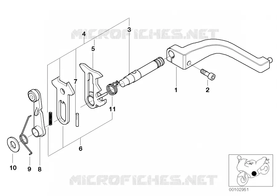Pièces de boîte 6 vitesses BMW Motorrad BMW Motorrad R 1150 1999 4V  R28 (0429,0439)