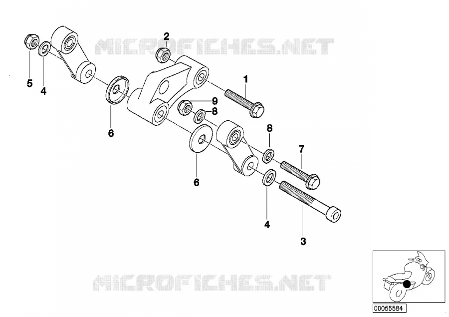 Pièces de renvoi, fixation BMW Motorrad BMW Motorrad G 650 2010   R13 (0136, 0146)