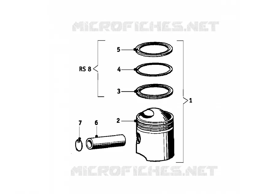 Piston BMW Motorrad BMW Motorrad Classic R 50 1960 Boxer (-69)  R50
