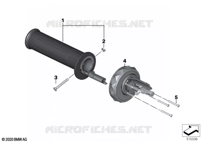 Poignée gauche / Multi-Controller  BMW Motorrad BMW Motorrad R 1300 2023 R1300  KA1 0M21