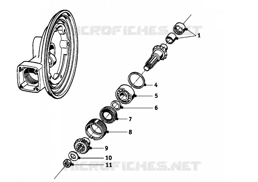 Pont arrière BMW Motorrad BMW Motorrad Classic R 69 1960 Boxer (-69)  R69