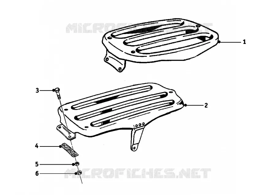 Porte-bagages BMW Motorrad BMW Motorrad Classic R 25 1953 1-Cyl. (-56)  R25