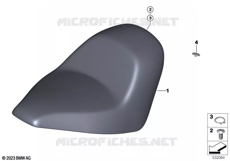Post-équipement monoselle BMW Motorrad BMW Motorrad R 18 2023 R18  K34 0N61