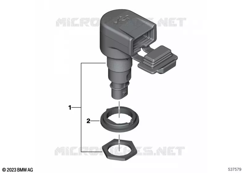 Prise de charge USB  BMW Motorrad BMW Motorrad R 1300 2023 R1300  KA1 0M21