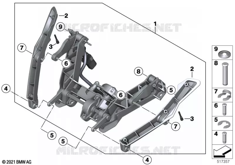 Réglage de pare-brise électrique BMW Motorrad BMW Motorrad K 1600 2021 K1600  K61 0F61