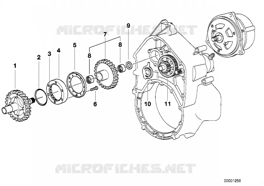 Roue libre démarreur/arbre réducteur BMW Motorrad BMW Motorrad K 1200 1996 4 cyl. 4 soup.  K589 (0544,0554)