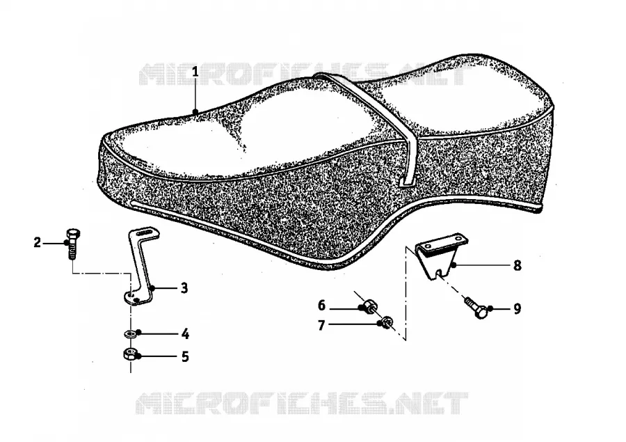 Selle BMW Motorrad BMW Motorrad Classic R 50 1960 Boxer (-69)  R50