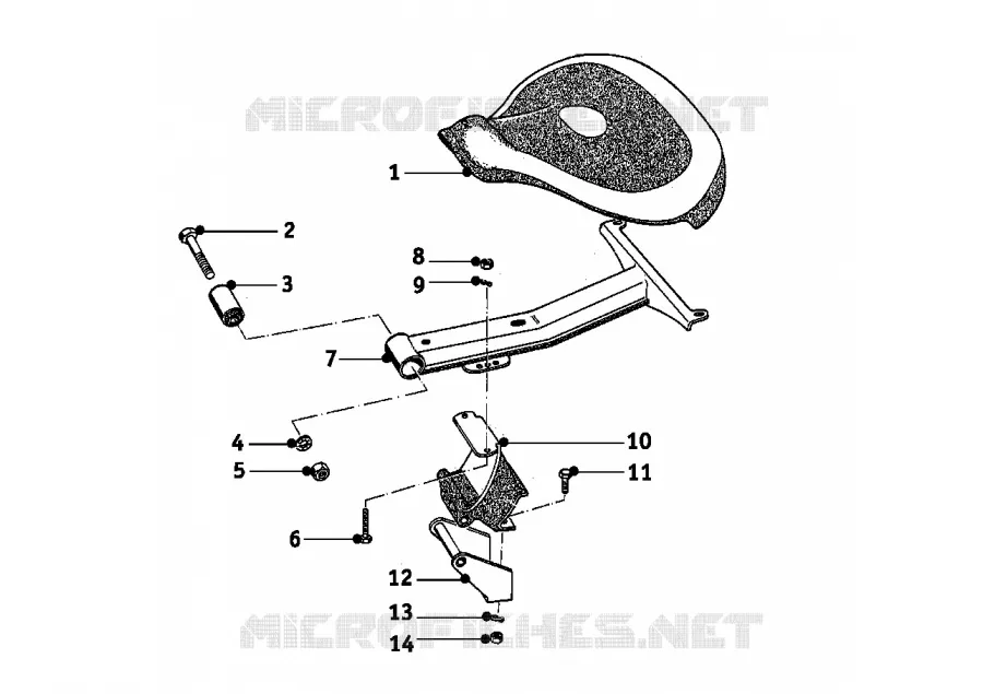 Selle BMW Motorrad BMW Motorrad Classic R 69 1960 Boxer (-69)  R69