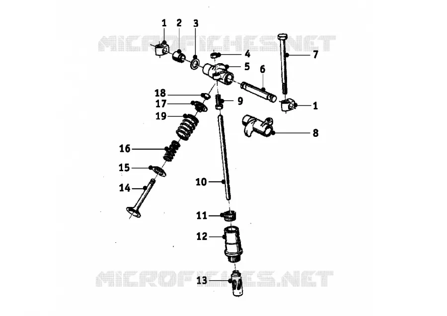 Soupape BMW Motorrad BMW Motorrad Classic R 27 1960 1-Cyl. (-66)  R27