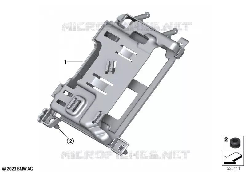 Support de boîtier de commande  BMW Motorrad BMW Motorrad R 1300 2023 R1300  KA1 0M21