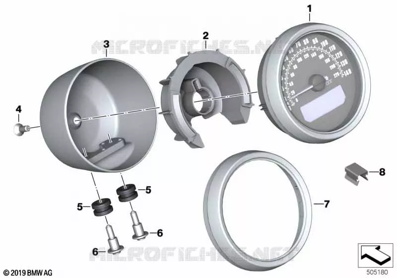 Tableau de bord BMW Motorrad BMW Motorrad R 18 2020 R18  K34 0L21
