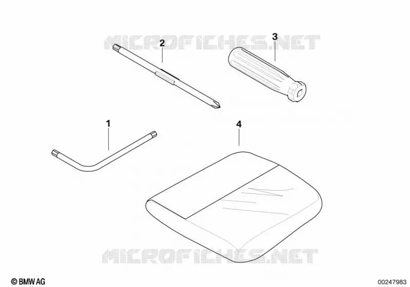Trousse à outils BMW Motorrad BMW Motorrad K 1600 2021 K1600  K48 0F31