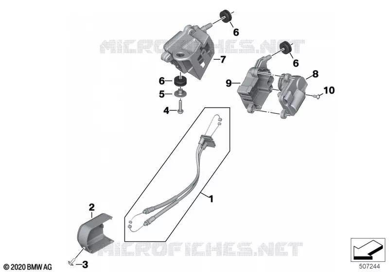 Unité de réglage volet d’échappement BMW Motorrad BMW Motorrad R 18 2020 R18  K34 0L11