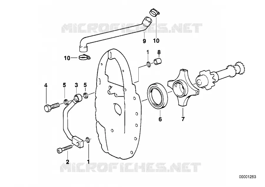 Ventilation de carter-moteur BMW Motorrad BMW Motorrad R 1100 1993 4V  259R (0402,0407)