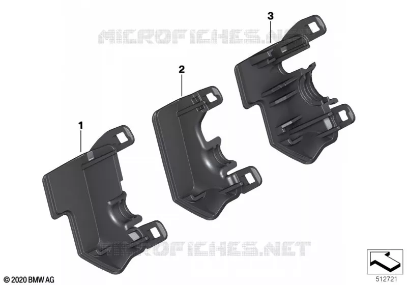 couvercle commodo gauche  BMW Motorrad BMW Motorrad R 1300 2023 R1300  KA1 0M21
