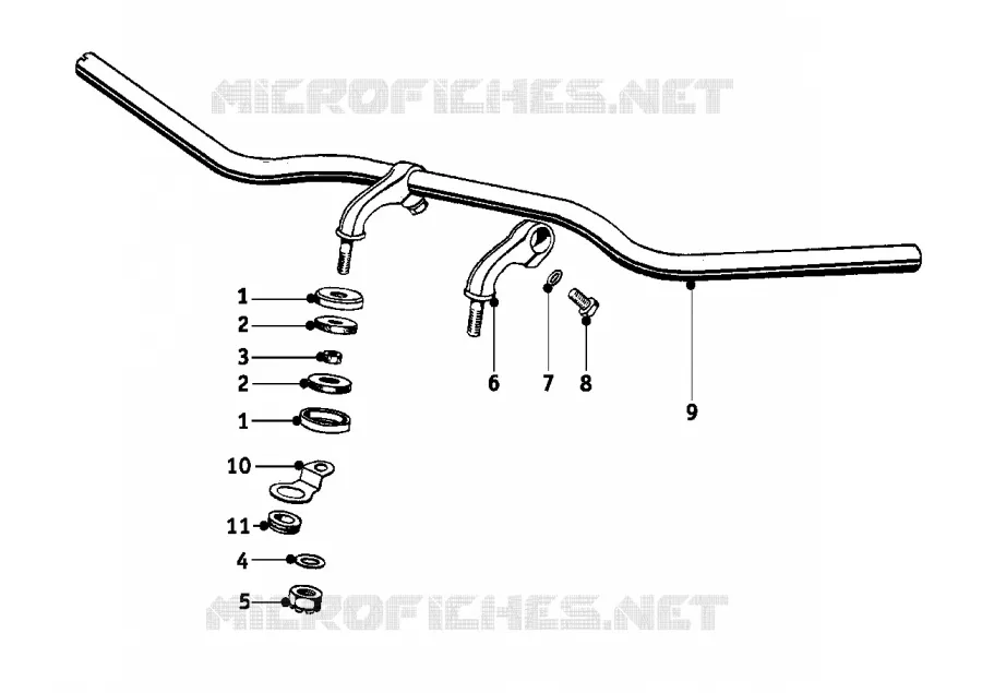 guidon BMW Motorrad BMW Motorrad Classic R 25 1951 1-Cyl. (-56)  R25