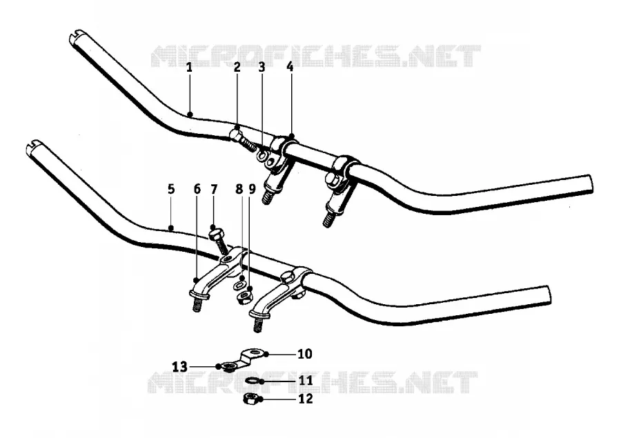 guidon BMW Motorrad BMW Motorrad Classic R 51 1950 Boxer (-54)  R51