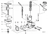 Carburateur-buses/jeu de joints Préparation et régulation du mélange R 60 bmw-moto 1969 Boxer (69-76) 3552