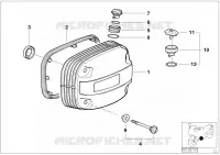 Couvre culasse/Pièces de montage Moteur R 1150 bmw-moto 1999 4V 32028