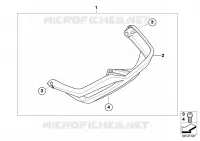 Protection de cache-culbuteurs plastique Accessoires spéciaux motos R 1200 bmw-moto 2003 K2x 34672