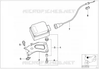 Régulateur de vitesse pour BMW Motorrad K 1200 RS 01 à partir de 2000
