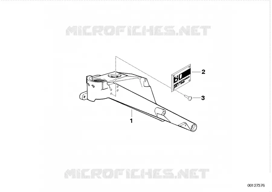 Cadre partie avant BMW Motorrad BMW Motorrad R 1150 2002 4V  R28 (0308,0318)