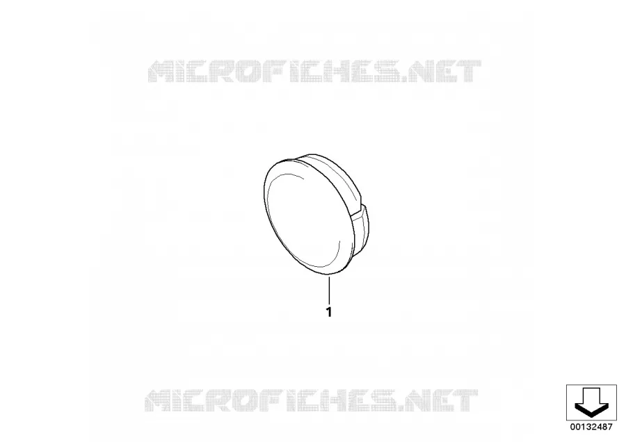 Capuchon chrome BMW Motorrad BMW Motorrad R 1200 1996 4V  259C (0424,0434)