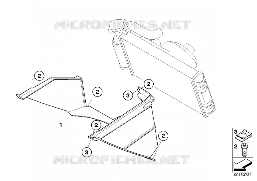 Conduite dair avant BMW Motorrad BMW Motorrad F 800 2004 K7x  K71 (0234,0244)