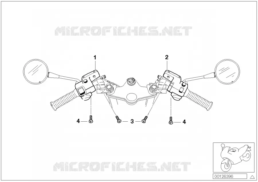 Interrup.combiné Guidon/EU-allumage perm BMW Motorrad BMW Motorrad R 850 1999 4V  R28 (0428)